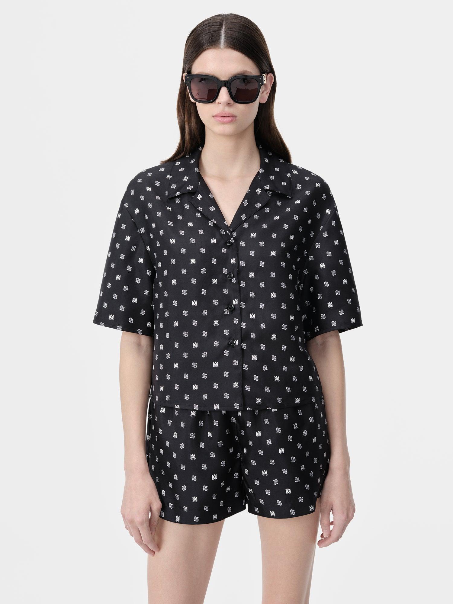 WOMEN - WOMEN'S MA PAISLEY SHIRT - Black Female Product Image