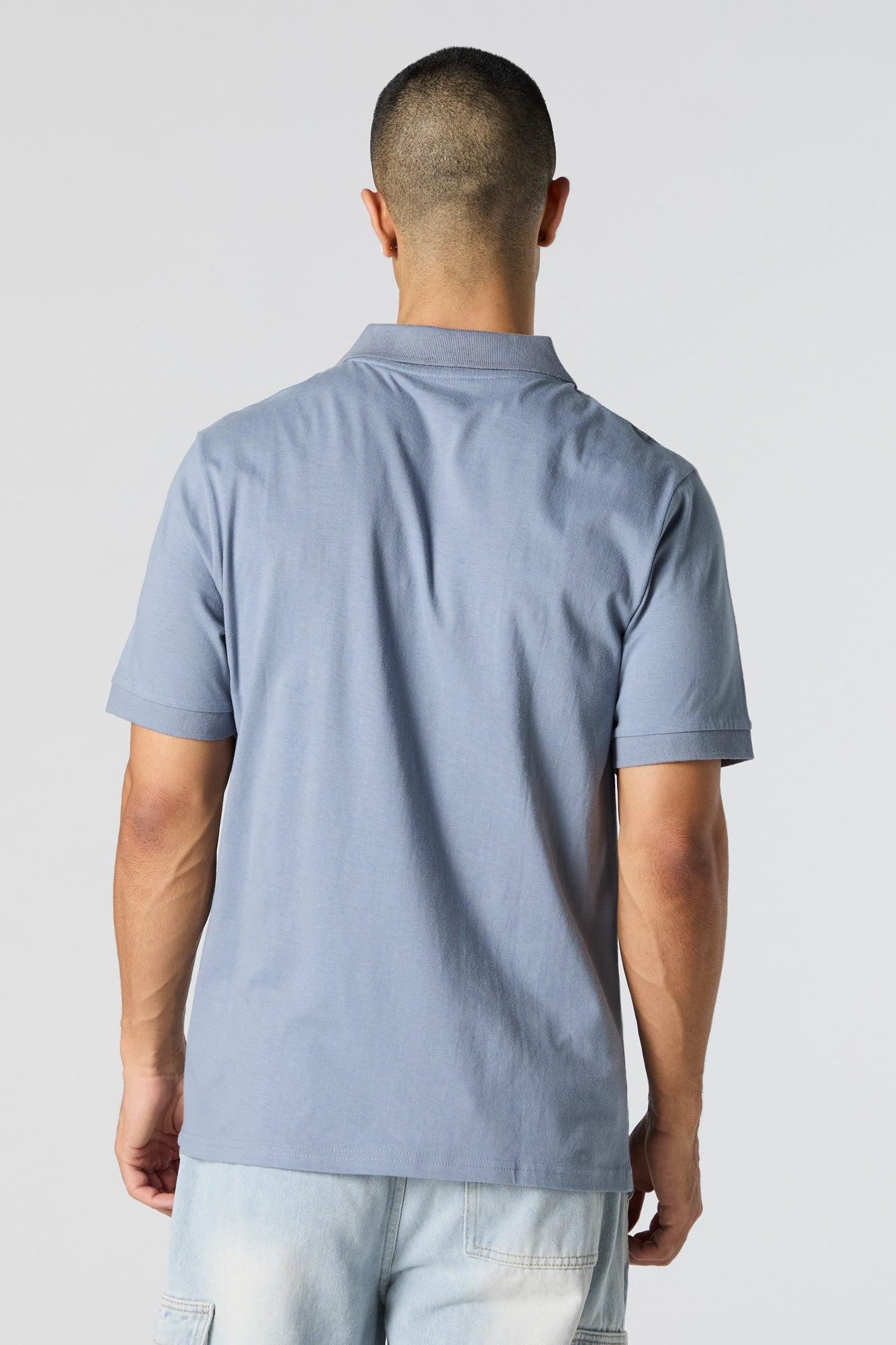 Solid Polo Shirt Male Product Image