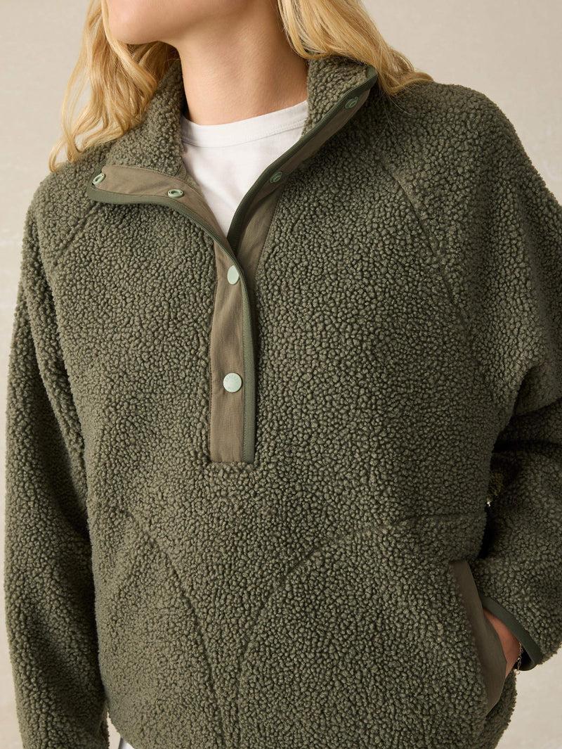 Fireside Fleece Popover - Beetle Product Image