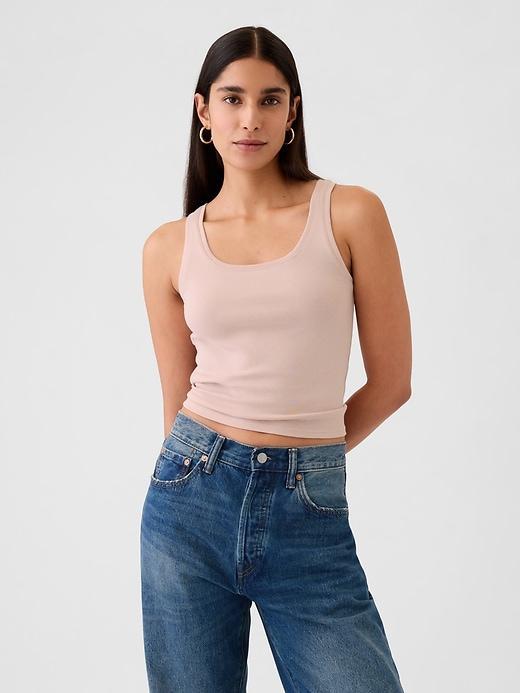 Modern Cropped Tank Top Product Image