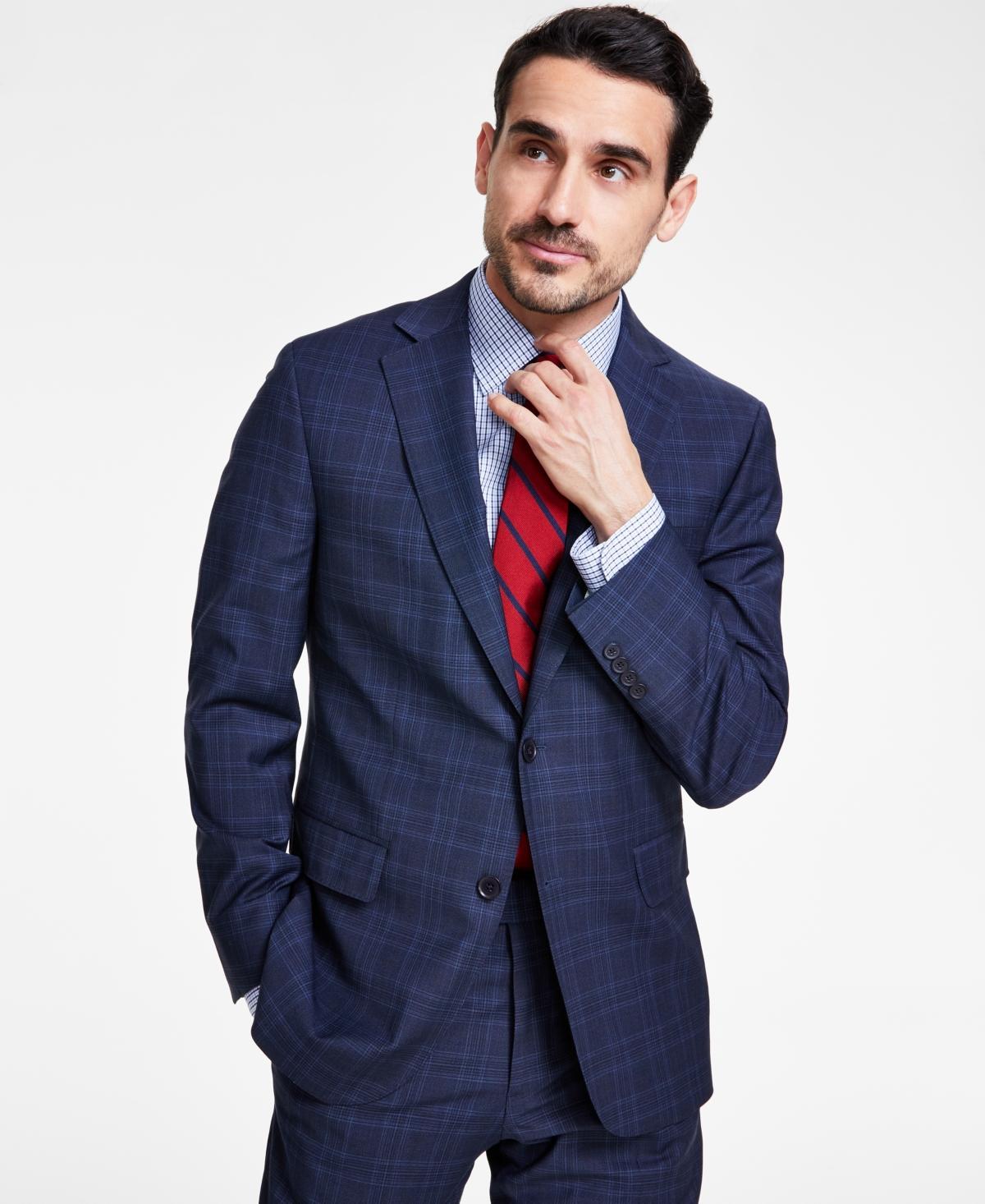 B by Brooks Brothers Mens Classic-Fit Stretch Wool Blend Suit Jacket Product Image