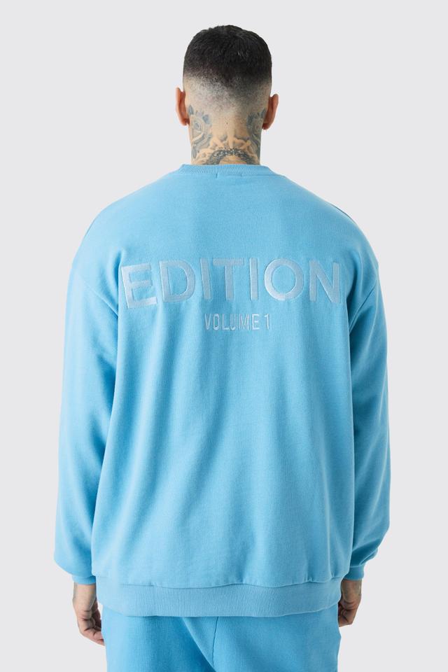 Tall EDITION Oversized Extended Neck Heavyweight Sweatshirt | boohooMAN USA Product Image