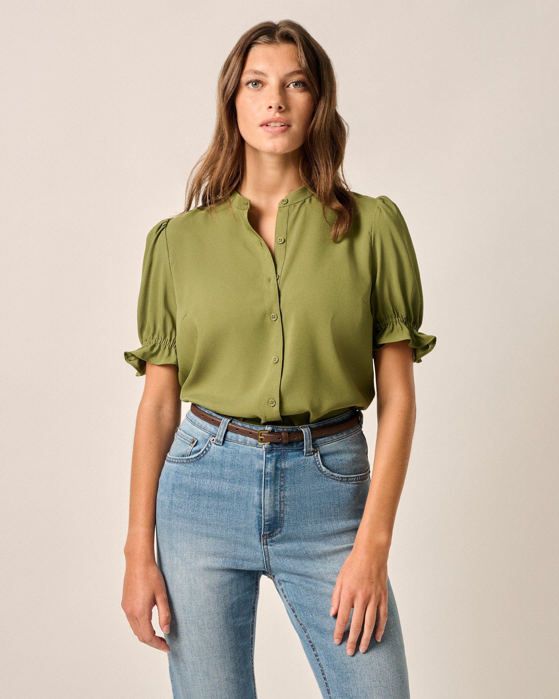 johnnie-O Natalia Button-Up Blouse Product Image