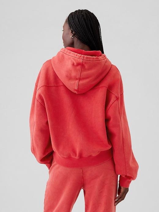 Vintage Soft Cropped Hoodie Product Image