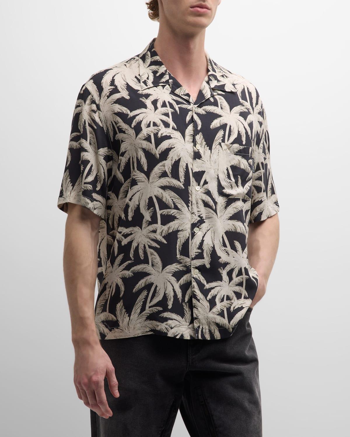 Palm Angels Palm Print Camp Shirt Product Image