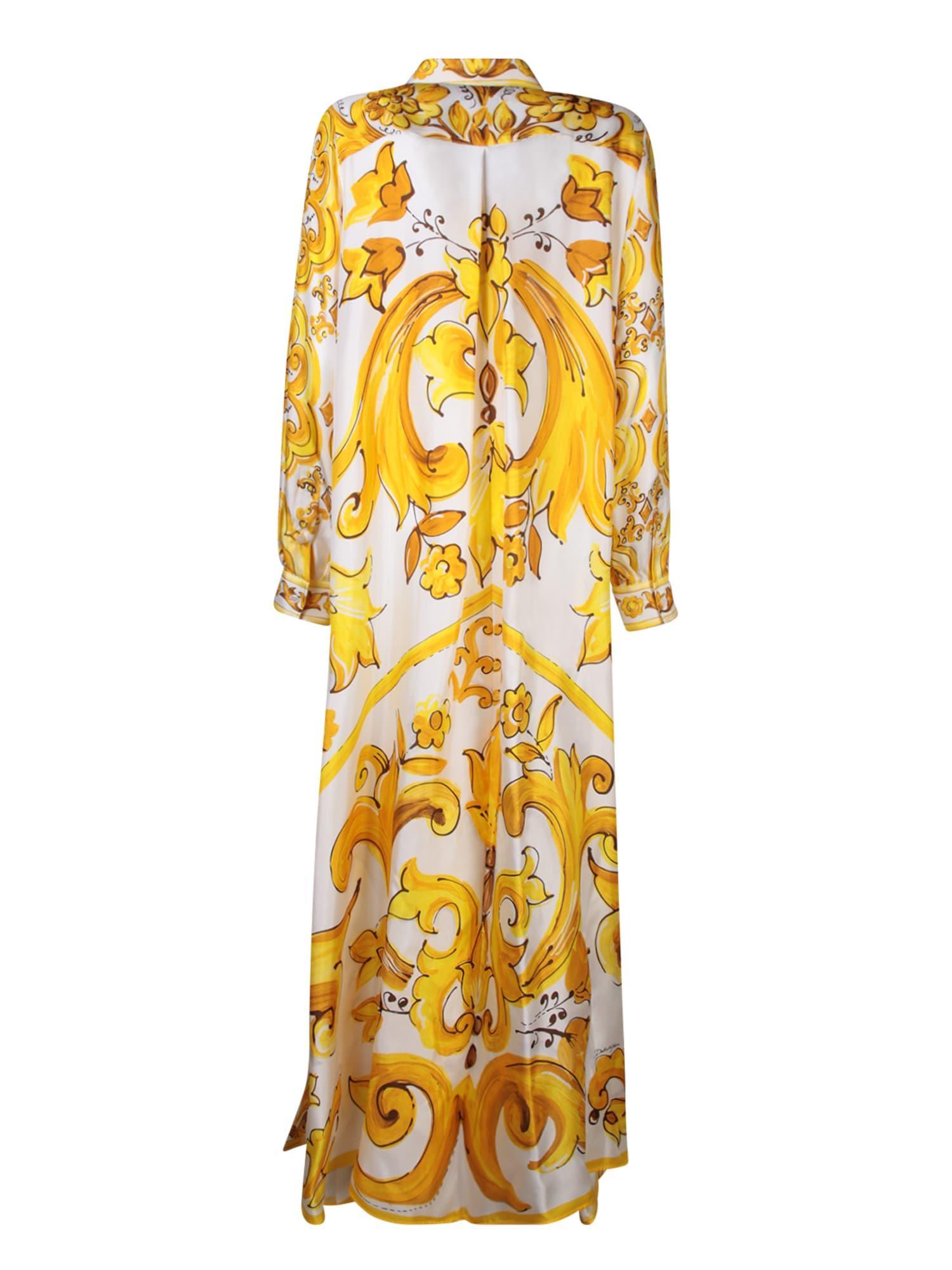 Maiolica Yellow Long Dress Product Image