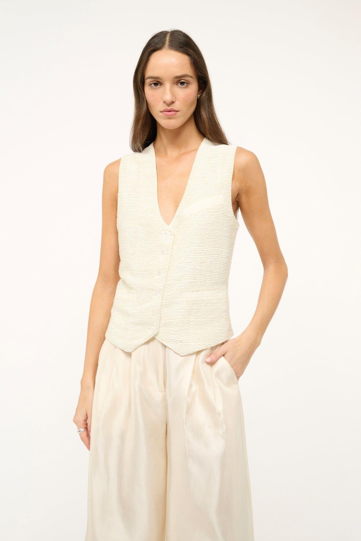 BRETT VEST | IVORY Product Image