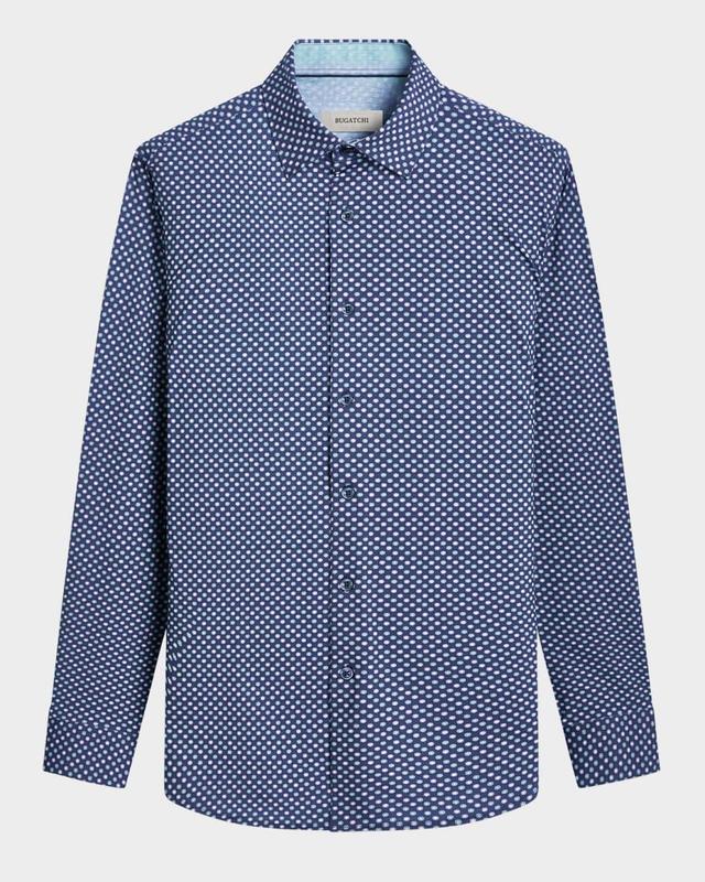 Mens OoohCotton Geometric Sport Shirt Product Image