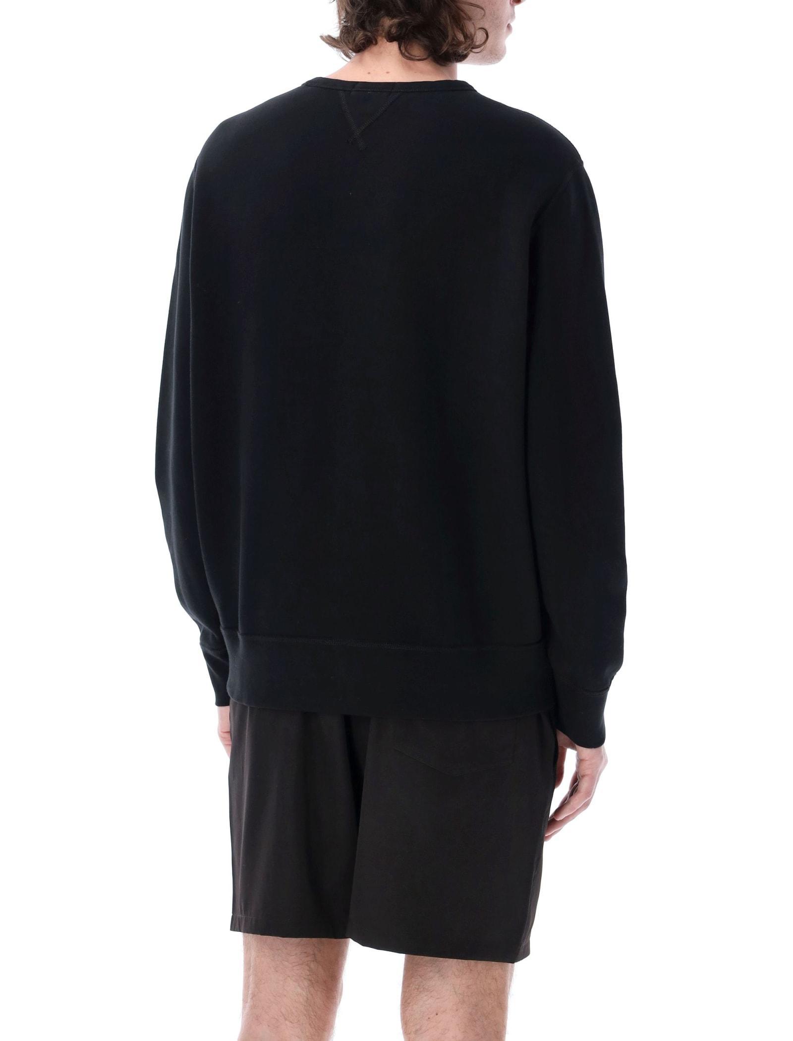 Fleece Crewneck In Polo Black Product Image