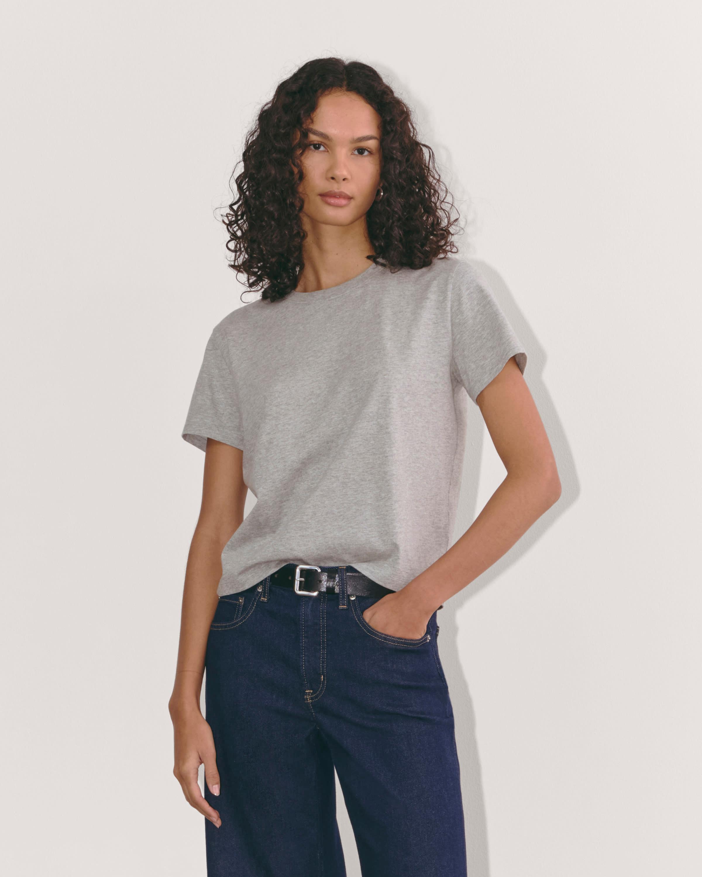 The Box-Cut Tee in Essential Cotton Product Image