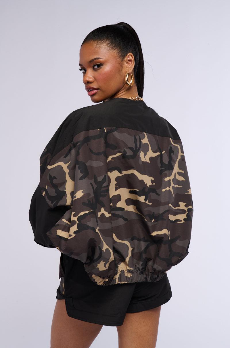 BAD HABITS CAMO BOMBER BOLERO Product Image