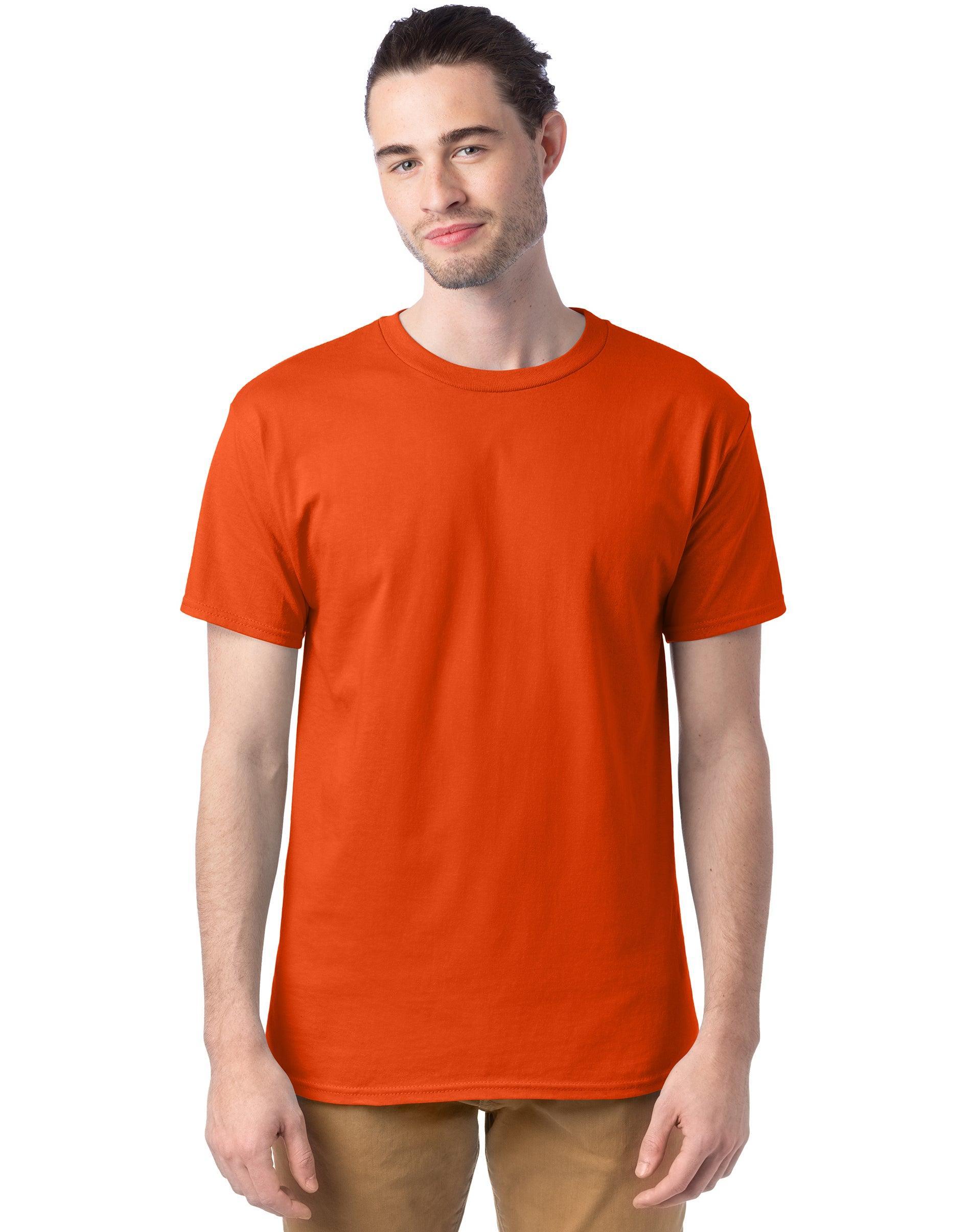 Mens Hanes Essentials 4-Pack Cotton T-Shirt Product Image