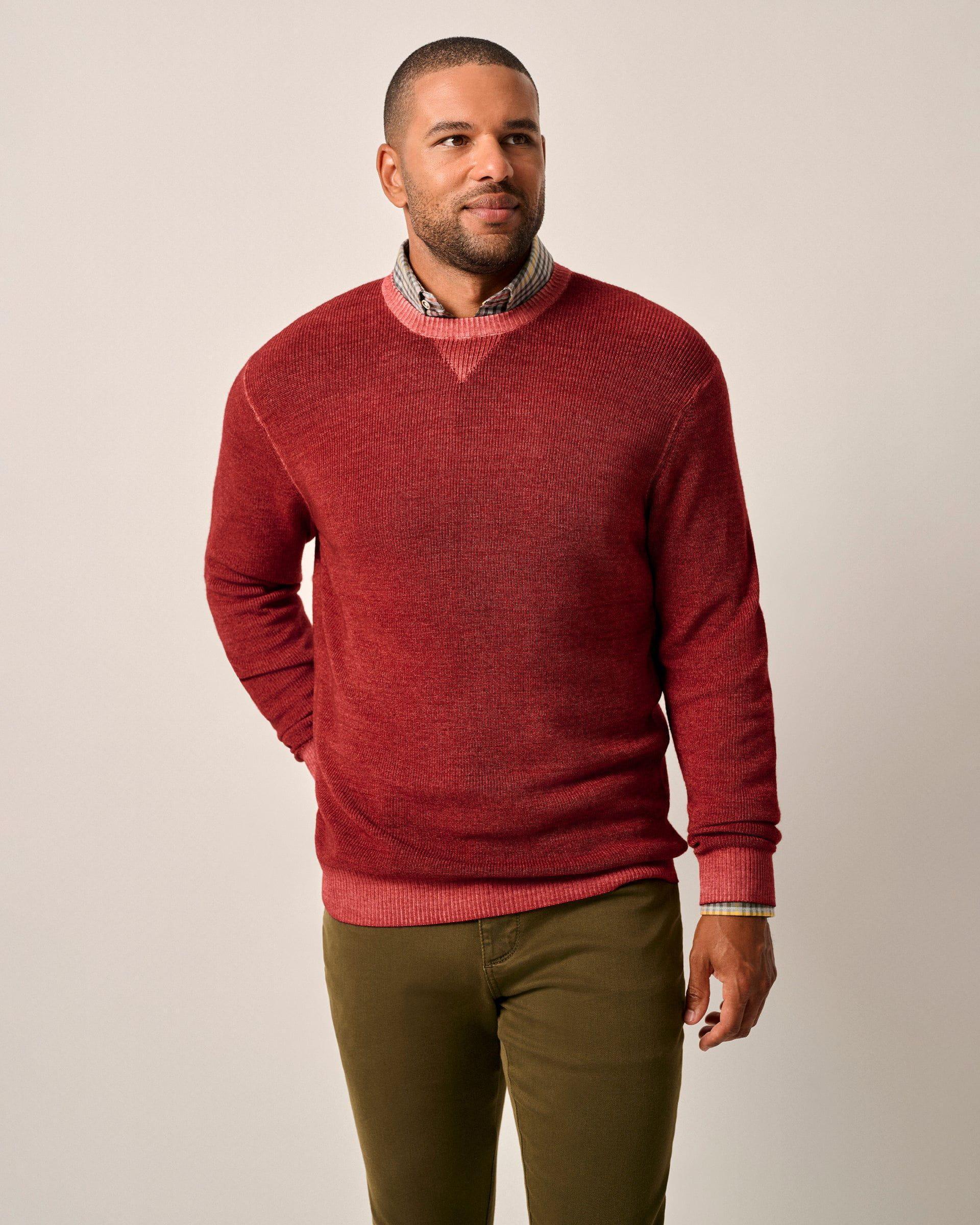 johnnie-O Burgess Garment-Dyed Crewneck Sweater Product Image