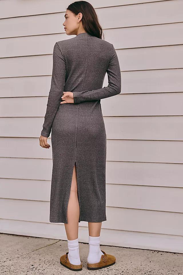 Velvet by Graham & Spencer Liz Long-Sleeve Ribbed Midi Dress Product Image