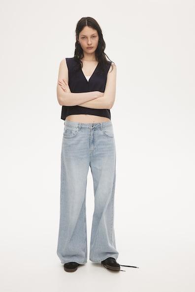 Baggy Wide Low Jeans Product Image