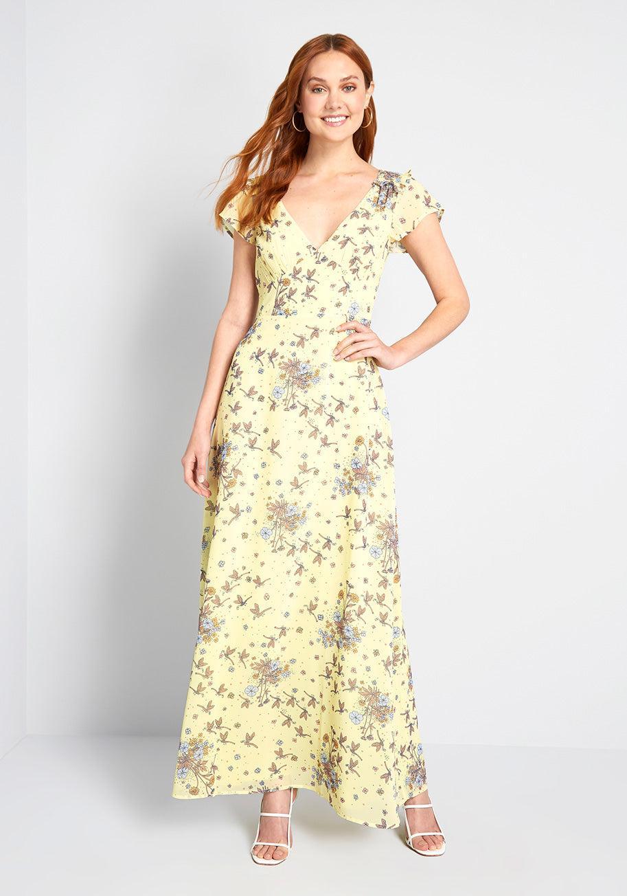 You're Flowing Places Maxi Dress Product Image