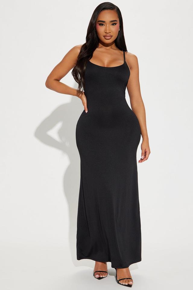 Elegant Ease Maxi Dress - Black Product Image