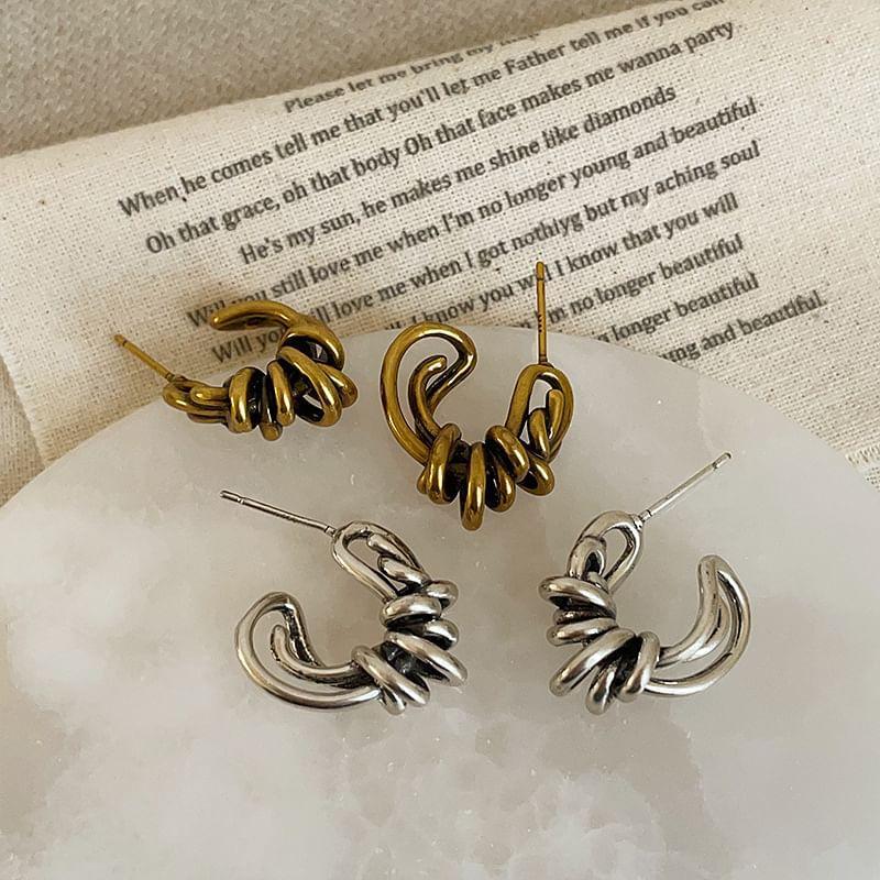 Alloy Open Hoop Earring Product Image