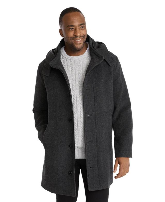 Johnny Bigg Mens Evans Hood Overcoat Product Image