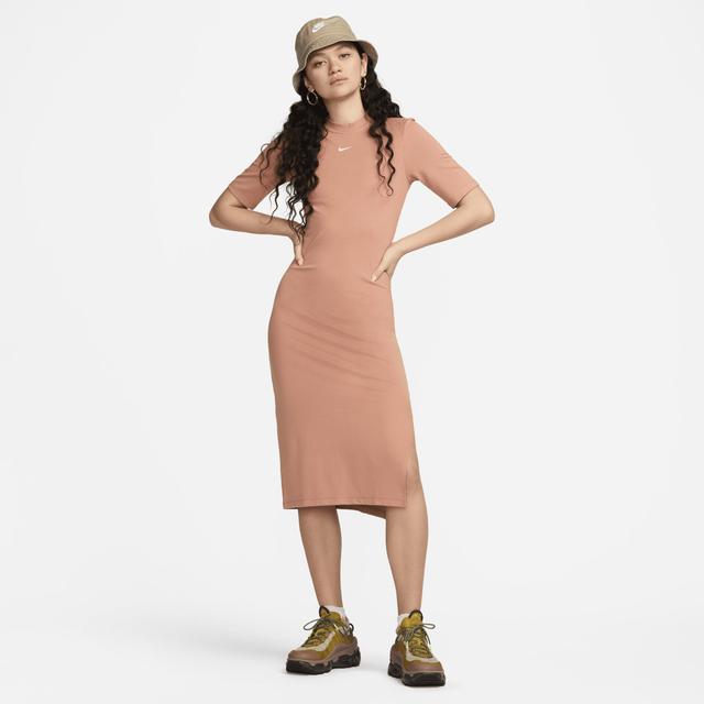 Women's Nike Sportswear Essential Tight Midi Dress Product Image