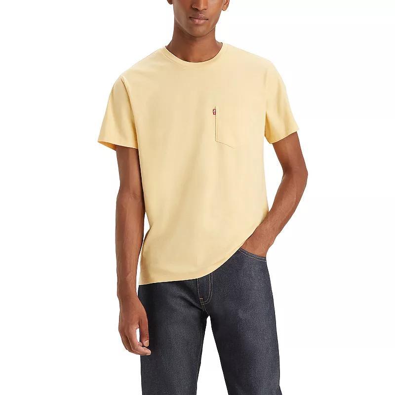 Mens Levis Classic Pocket Tee Red Sun Product Image