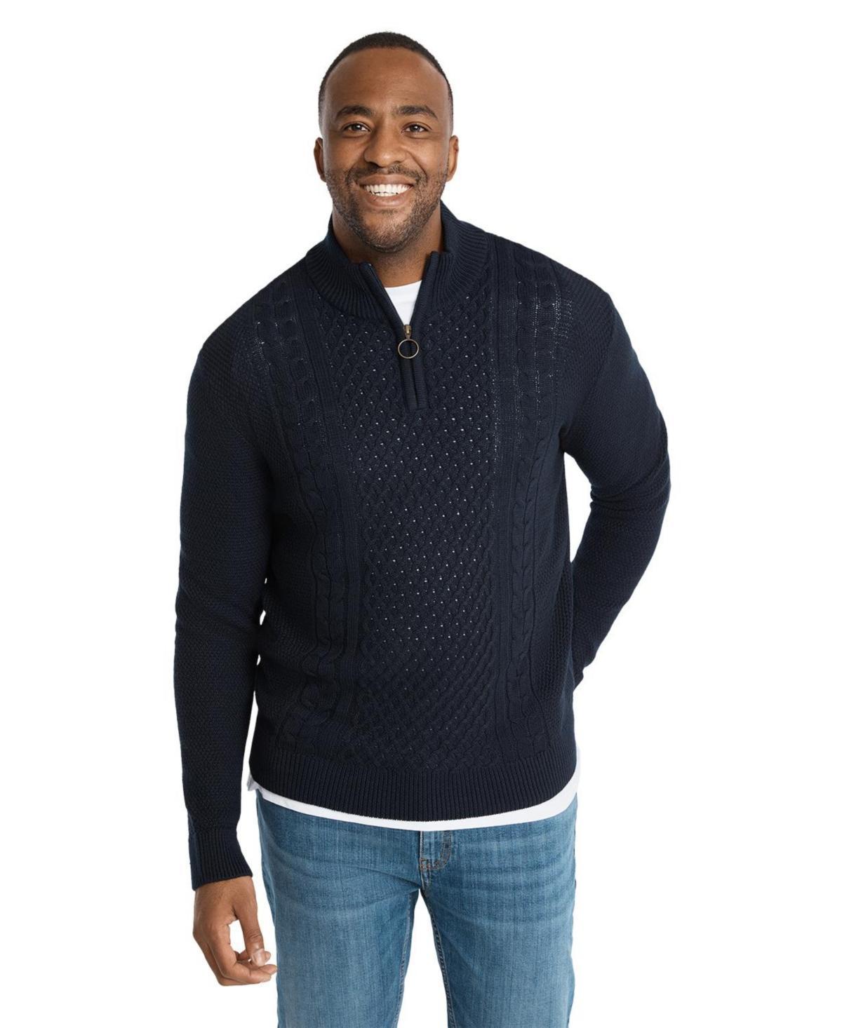 Johnny Bigg Mens Gibson Cable Half Zip Sweater Product Image