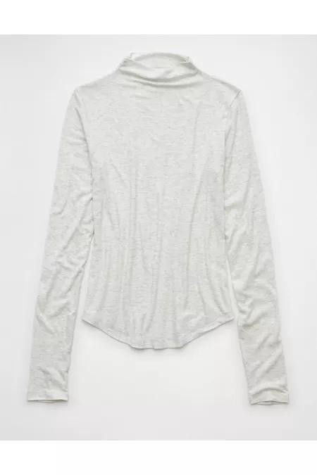 AE Soft Sexy Long-Sleeve Mock Neck T-Shirt Womens Product Image