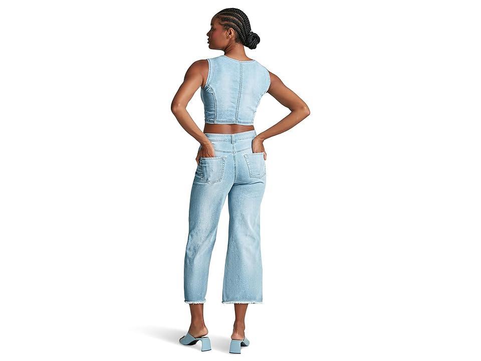 Commando Denim Five-Pocket Wide Leg (Porcelain) Women's Jeans Product Image