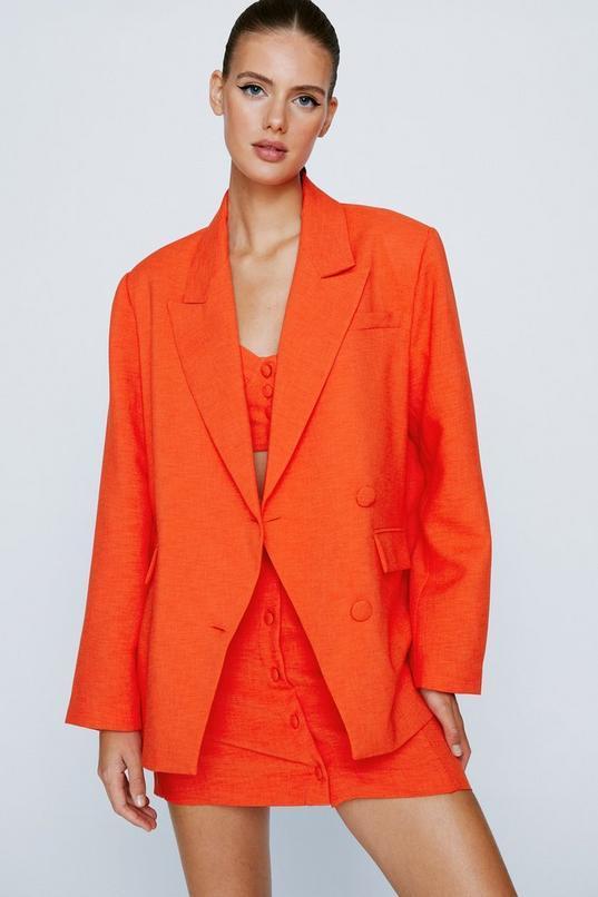 Asymmetric Co-ord Single Breasted Blazer Product Image