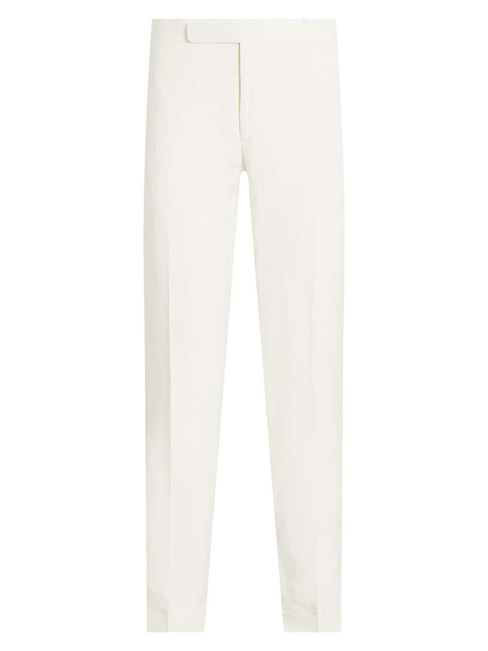 Men's Gregory Hand-Tailored Silk-Linen Trousers Product Image