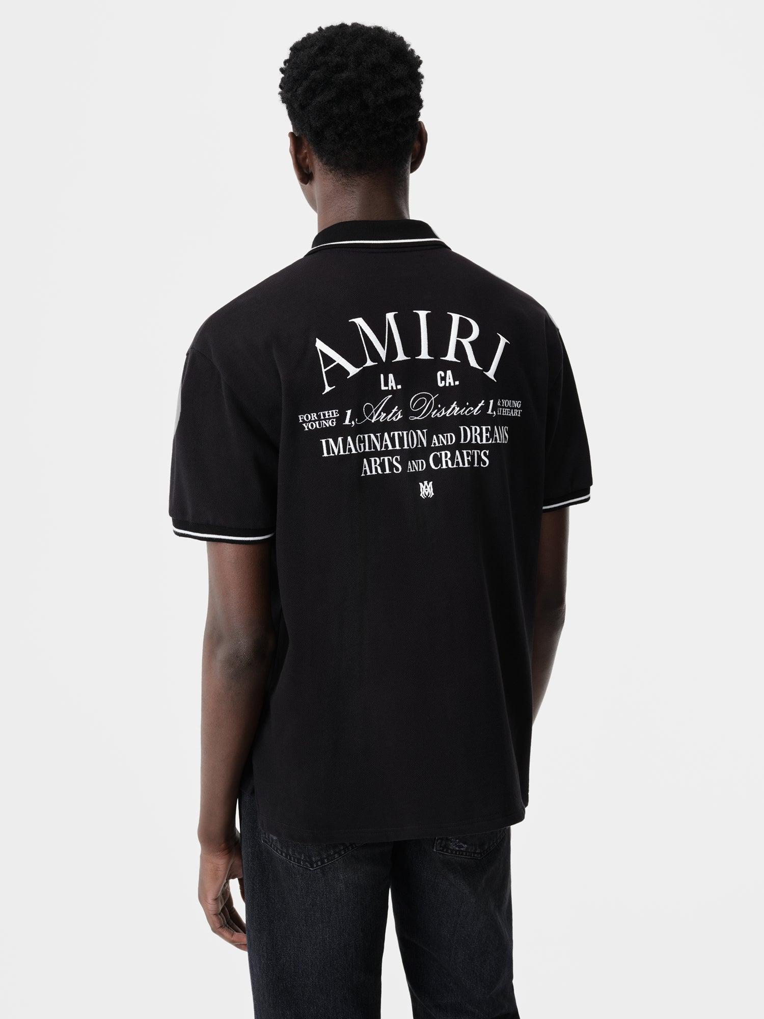 AMIRI ARTS DISTRICT POLO - Black Male Product Image