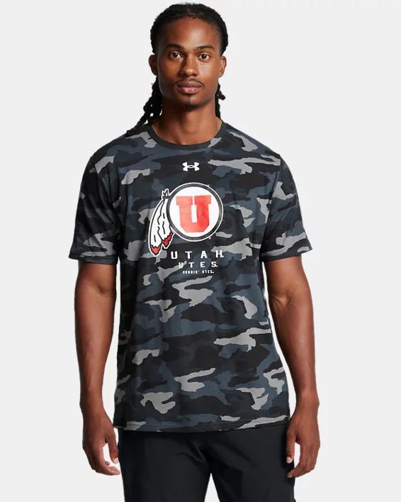 Mens UA Performance Cotton Camo Collegiate T-Shirt Product Image