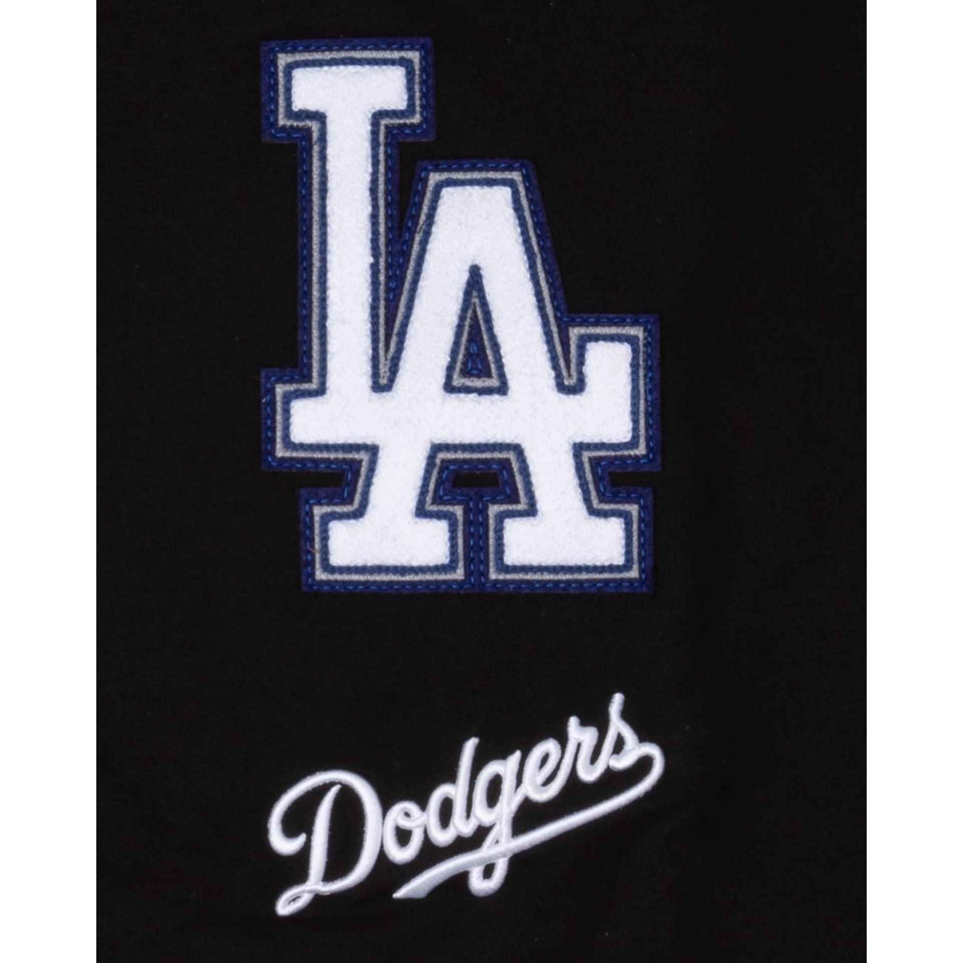 Los Angeles Dodgers Logo Select Black Crewneck Male Product Image