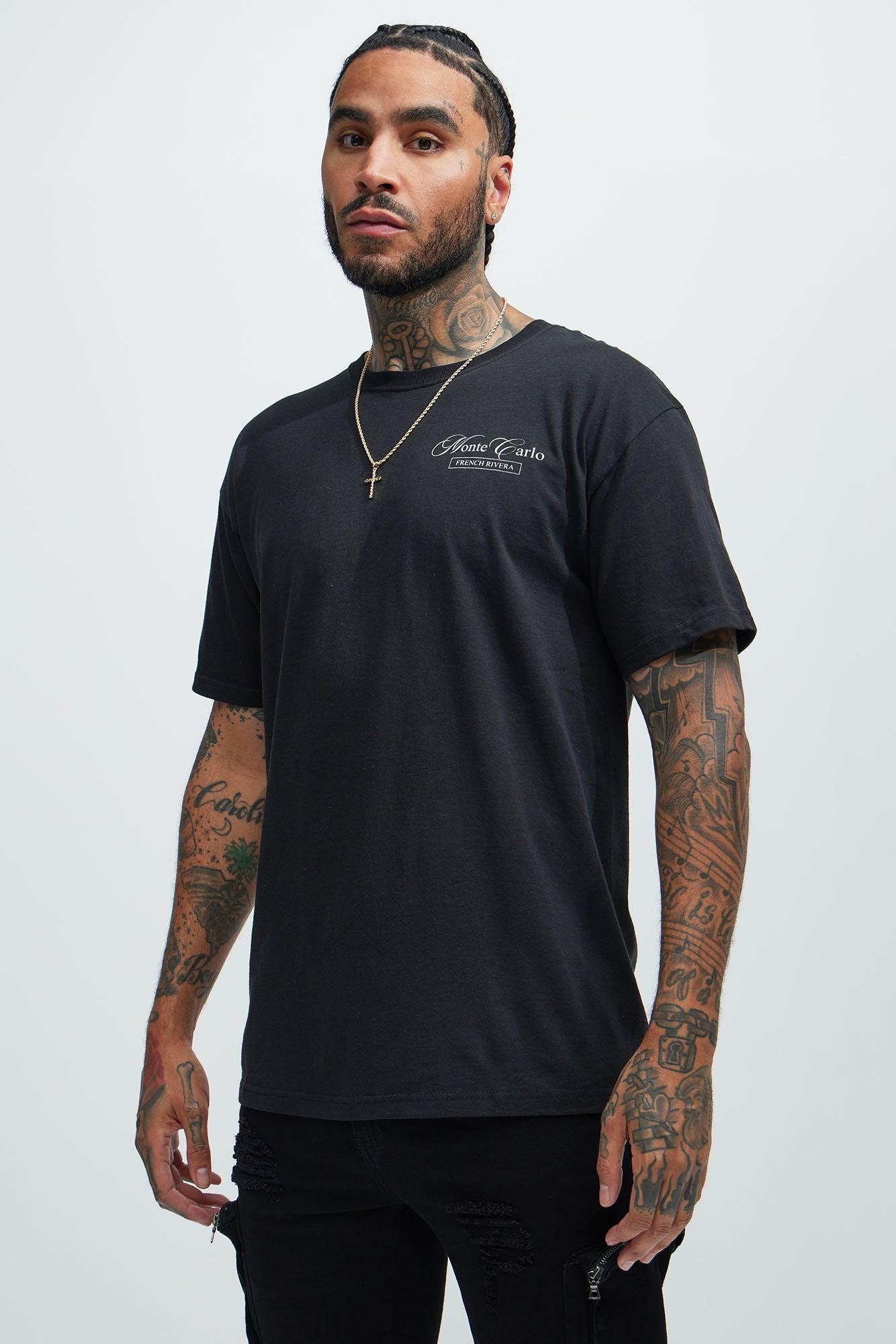 Monte Carlo French Rivera Short Sleeve Tee - Black Product Image