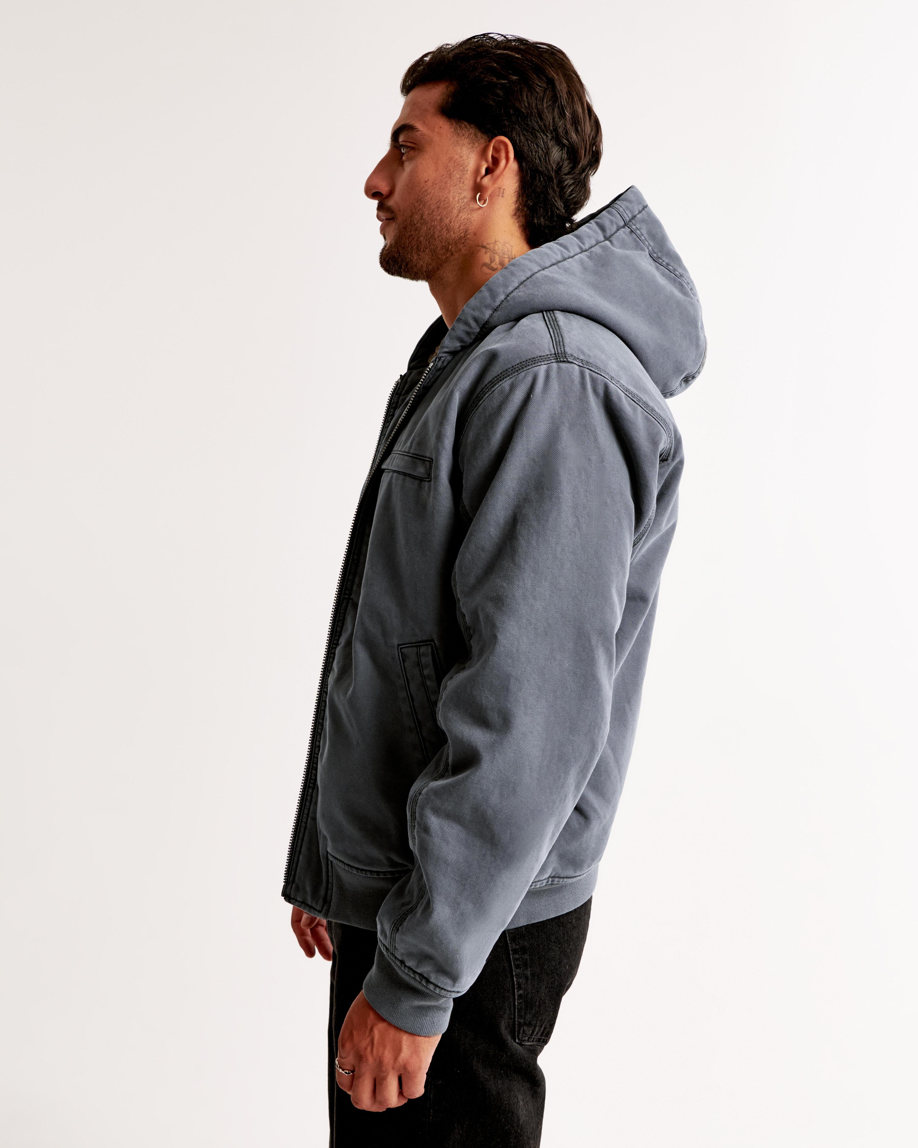 Hooded Workwear Bomber Jacket Product Image