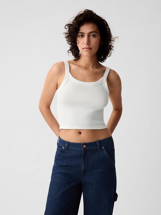 Modern Rib Cropped Tank Top product image