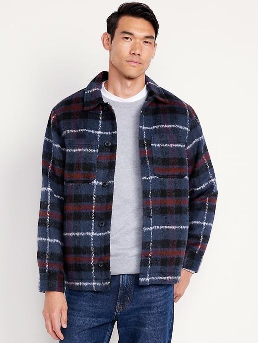 Cozy-Lined Sherpa Shacket Product Image