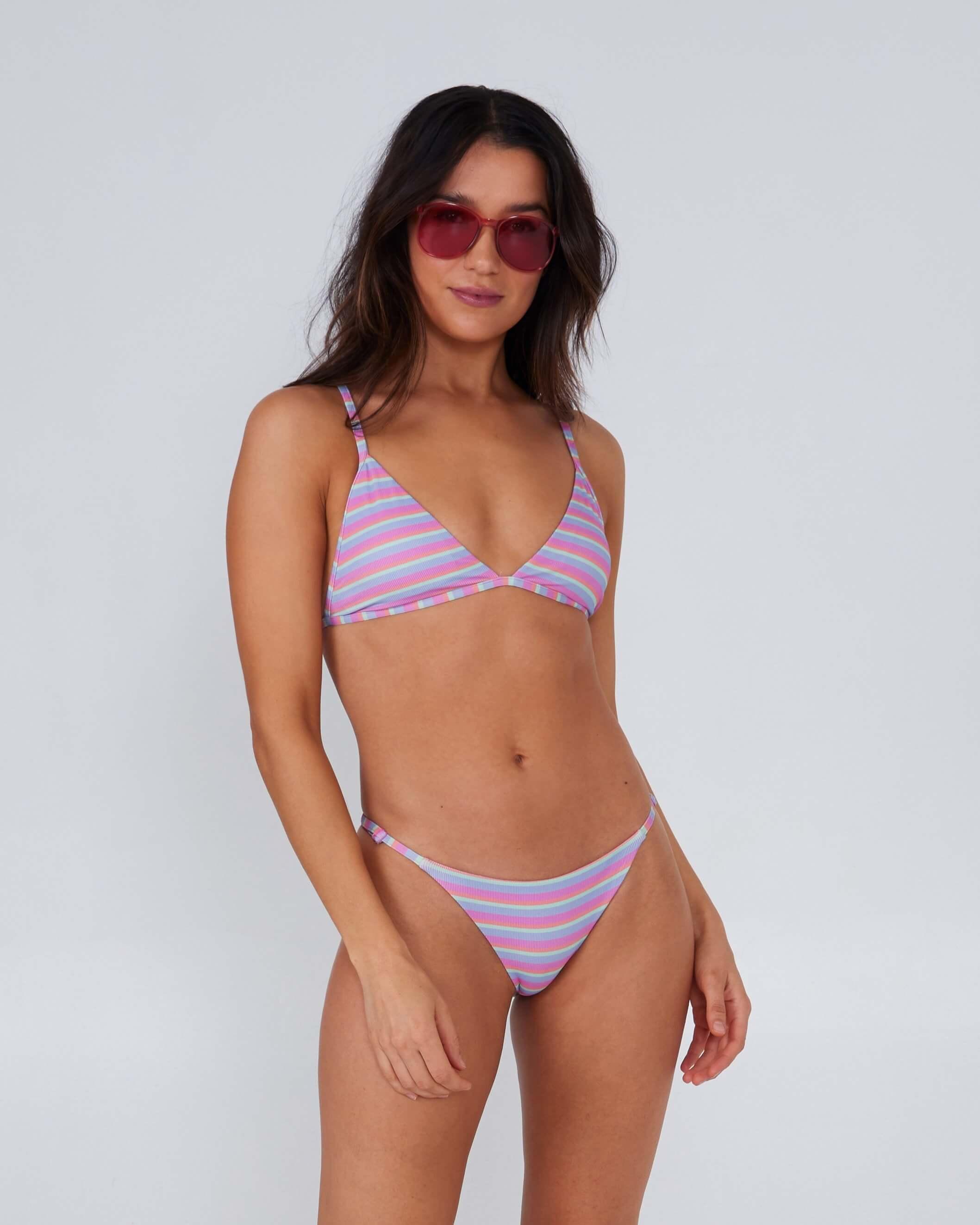 Shorebreak Rib Bikini Top - Orchid Product Image