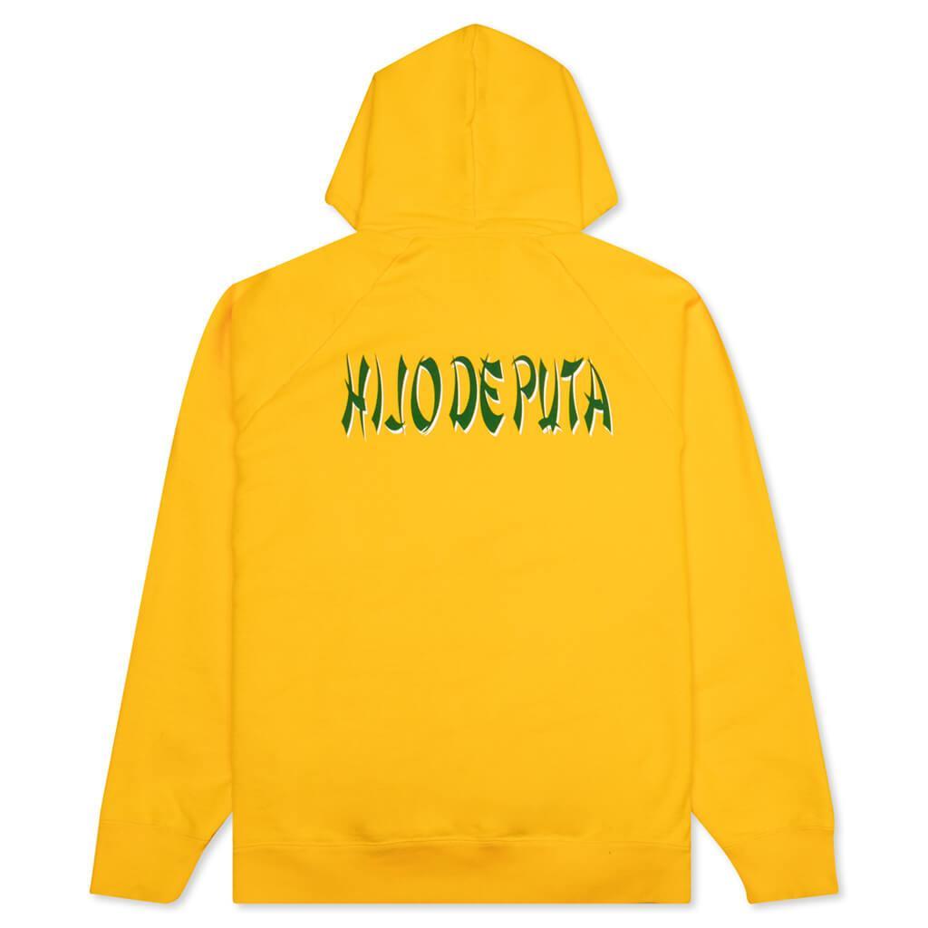 Washed Heavyweight Pullover Sweatshirt Type-4 - Yellow Male Product Image