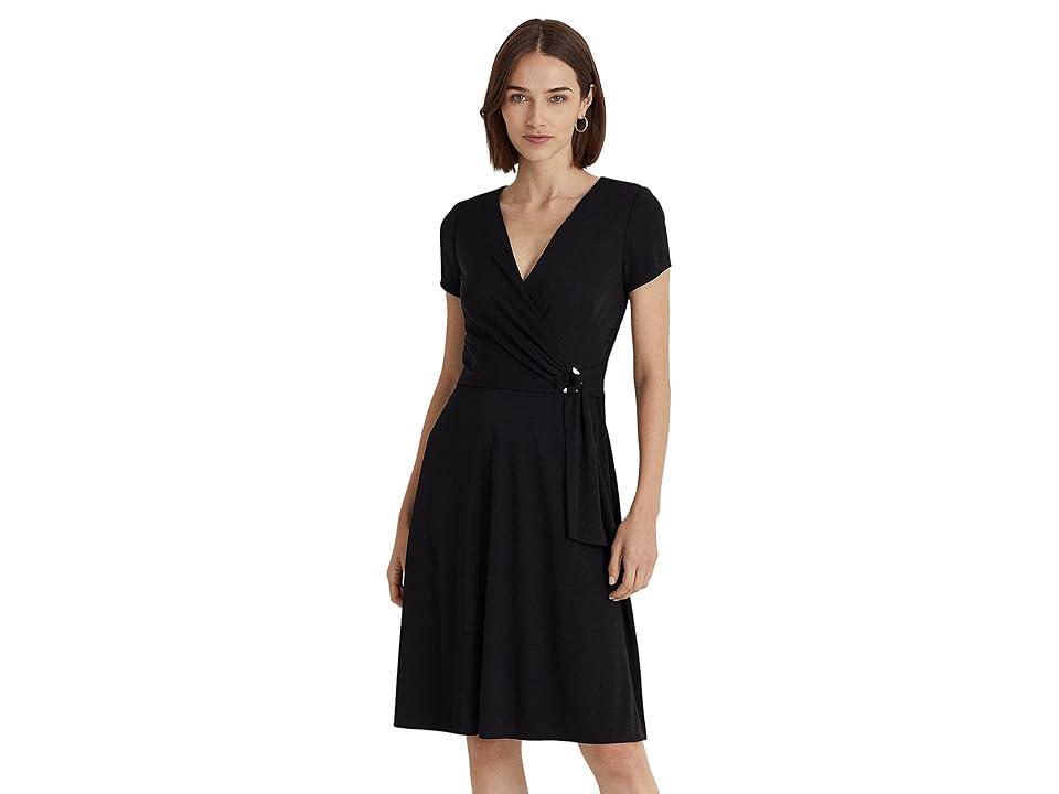 Women's Surplice Jersey Dress Product Image