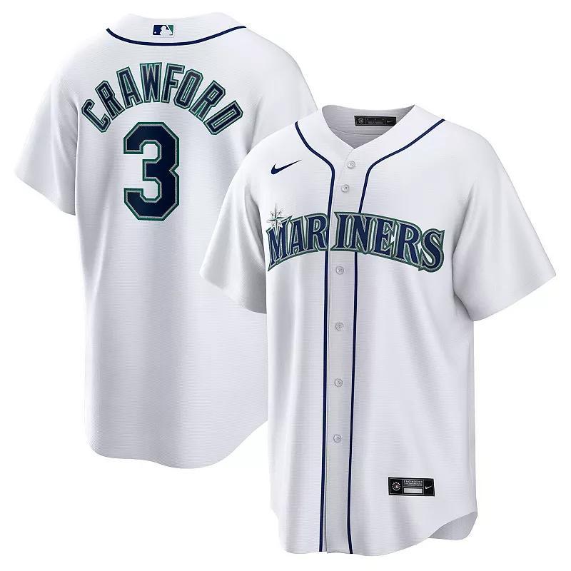 Mens Nike JP Crawford Seattle Mariners Home Replica Jersey Product Image