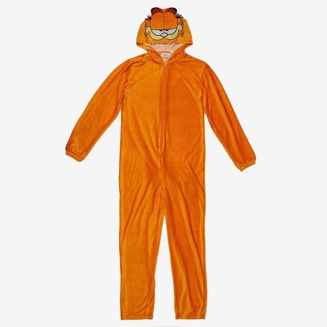 Mens Garfield Long Sleeve Union Suit - Orange Product Image