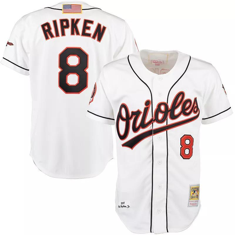 Mens Mitchell & Ness Cal Ripken Baltimore Orioles Home Authentic Jersey Product Image