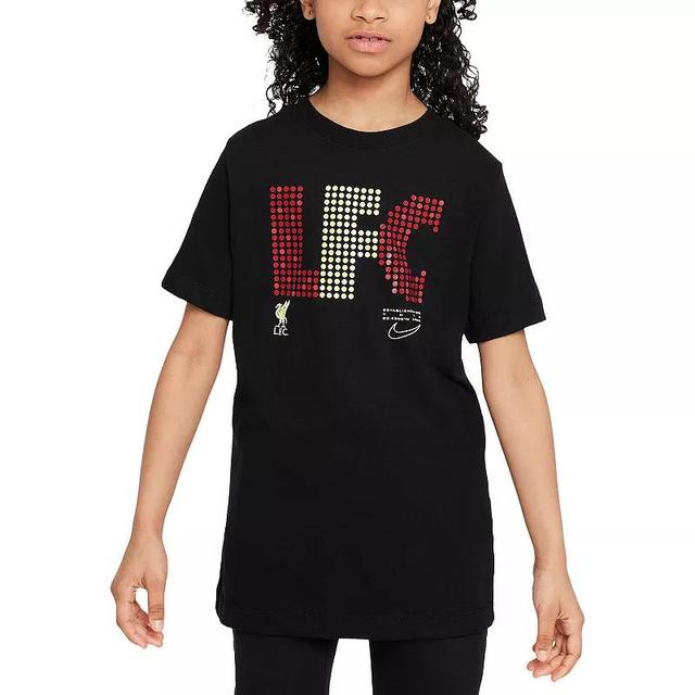 Youth Nike Black Liverpool Lights T-Shirt, Boys Product Image