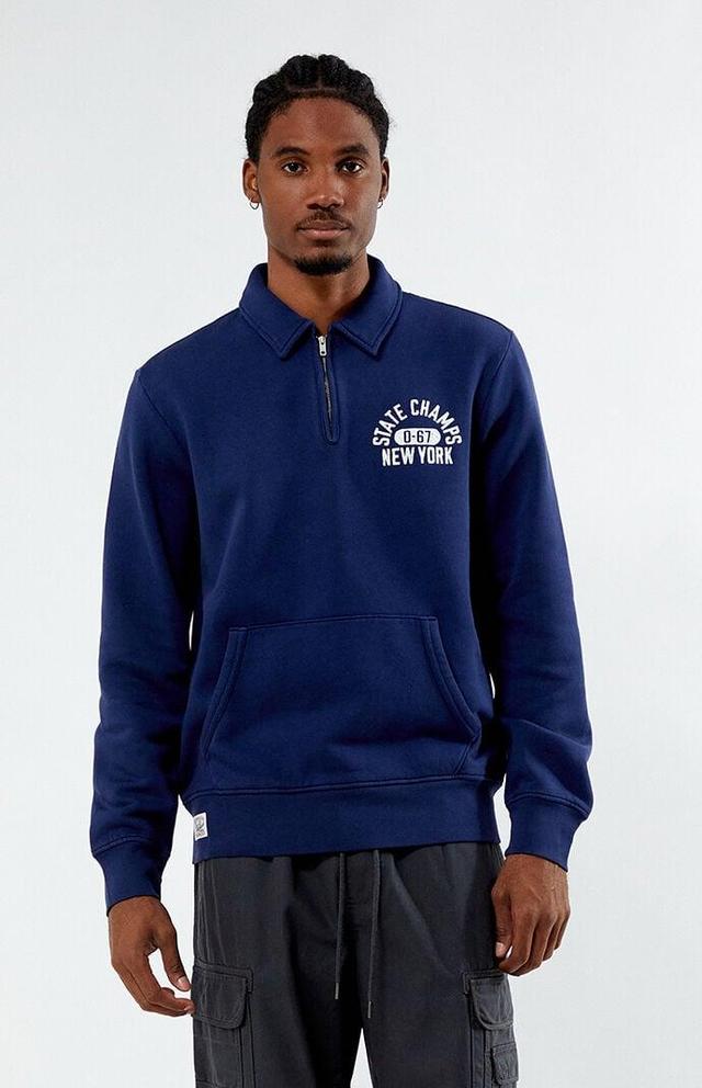 Mens Collegiate Quarter-Zip Sweatshirt Product Image