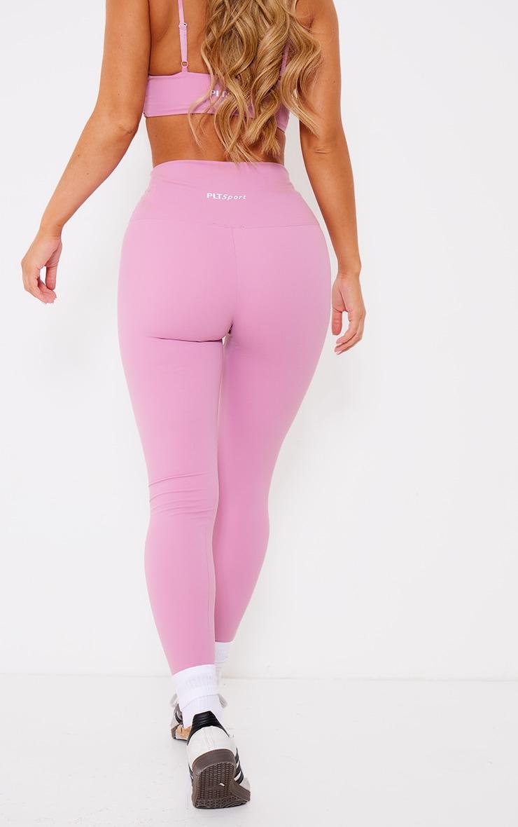 PLT SPORT Mauve Sculpt Wrap Waist Leggings Product Image