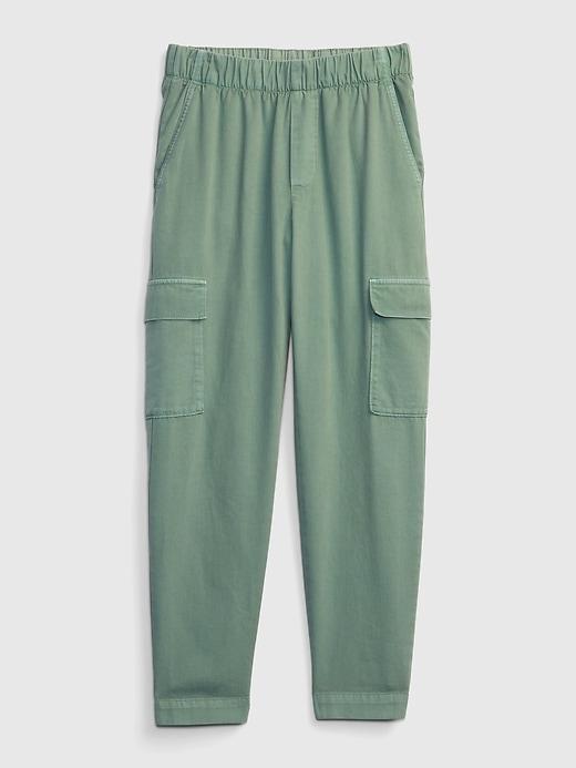 Mid Rise Twill Cargo Pants Product Image