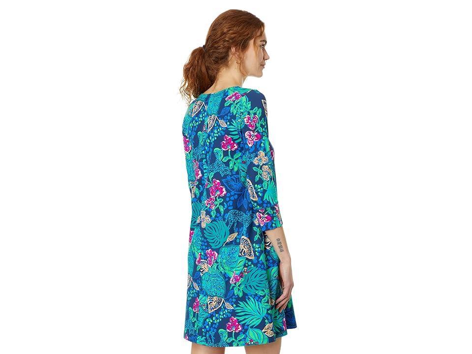 Lilly Pulitzer Solia Chillylilly Upf 50+ (Low Tide Navy Life Of The Party) Women's Dress Product Image