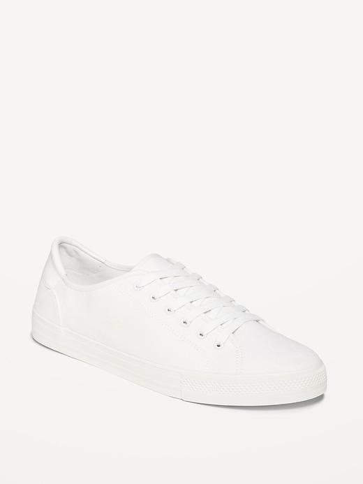 Canvas Lace-Up Sneakers Product Image