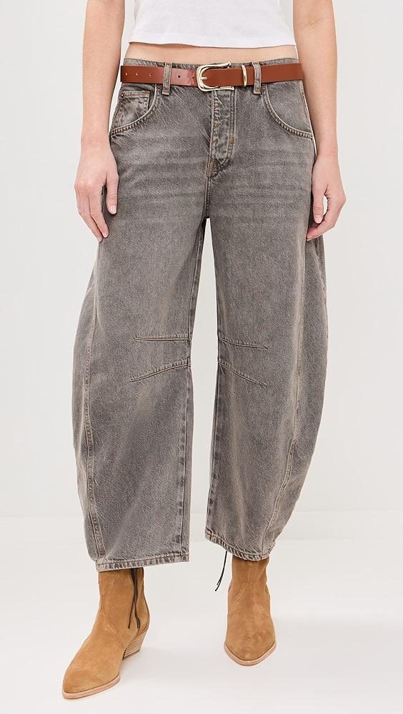 Free People Good Luck Barrel Jeans | Shopbop Product Image